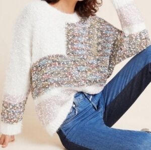 Anthropologie Sparkly Sweater